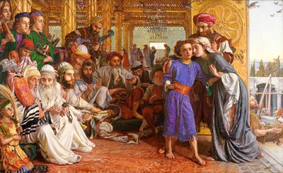 The Finding of the Savior in the Temple by William Holman Hunt